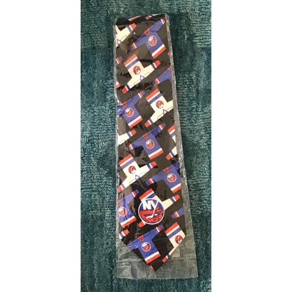 Men's New York Islanders Silk Tie New - Picture 2 of 4